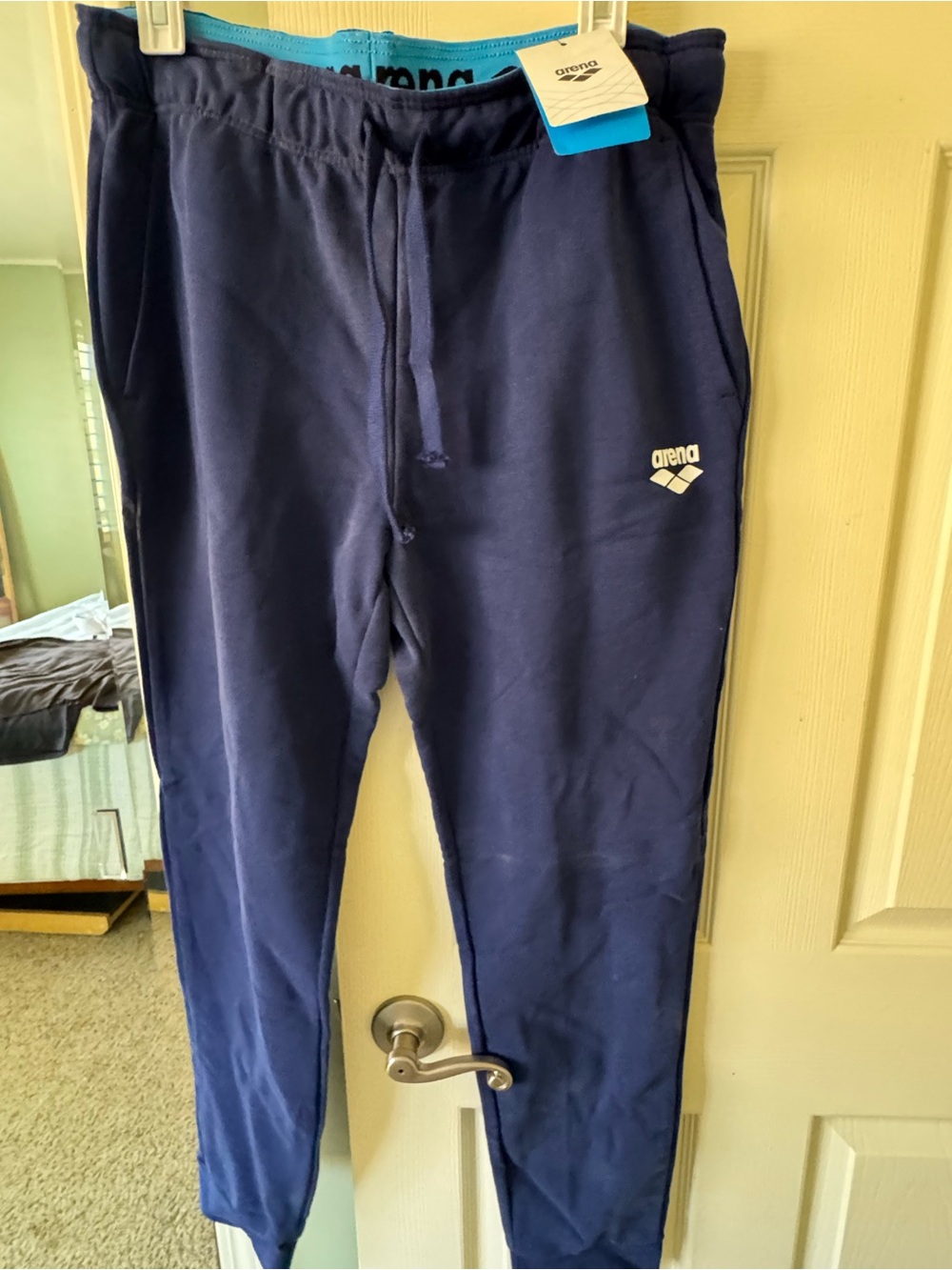 Arena Men's Navy Blue Drawstring Joggers